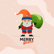 © MASTIYADI - Christmas character. santa claus design vector template