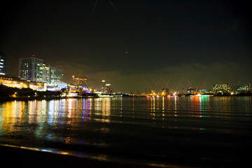 Canvas Print - お台場海浜公園の夜景