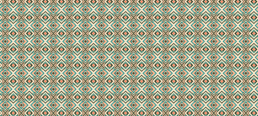 Naklejka na meble Seamless pattern design in geometric style. Vector illustration.