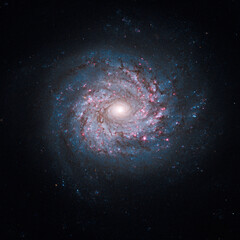 Wall Mural - spiral galaxy for science background . Elements of This Image Furnished by NASA
