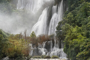  Tee Lor Su (Thi Lo Su) waterfall in Umphang district, Tak, Thailand