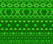 American Indian Pattern Tribal Ethnic Motifs Geometric Vector Background.