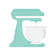 Stand Food Mixer, Kitchen Mixer, Making Mixer, Electric Mixer Icon, Kitchen  Gadget, Vector Illustration Background