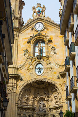 Wall Mural - The Basilica of Saint Mary of the Chorus, San Sebastian or Donostia, Gipuzkoa, Basque Country, Spain, Europe