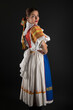 © muro - beautiful girl in slovak folk dress
