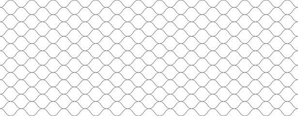 Mesh texture for fishing net. Seamless pattern for sportswear or football gates, volleyball net, basketball hoop, hockey, athletics. Abstract net background for sport. Vector mesh