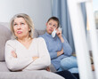 © JackF - Mature woman and her adult daughter offended at each other after quarrel