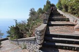 Fototapeta Most - Taormina - Scalinate del sentiero per Isola Bella
