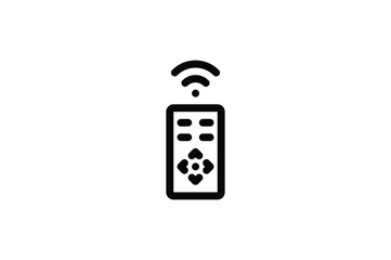 Poster - Smart Home Icon - Remote Television