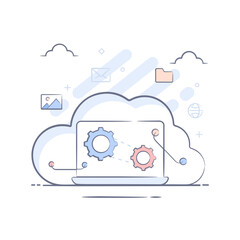 Sticker - Cloud Technology 