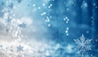 © erika8213 - Christmas snow. Blue winter background