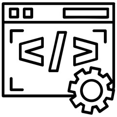 Wall Mural - patterns over a webpage, icon for web design