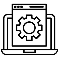 Wall Mural - patterns over a webpage, icon for web design