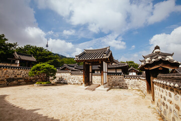 Wall Mural - Namsangol Hanok Village in South Korea