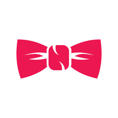 Sticker - Bowtie logo design icon template