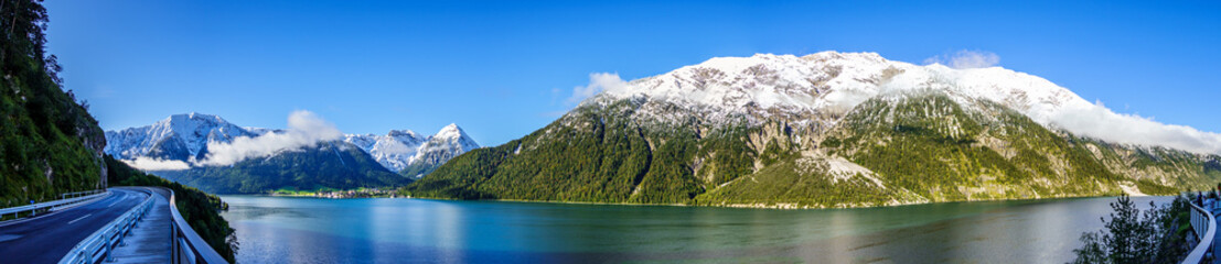 Canvas Print - landscape at the achensee lake in austria