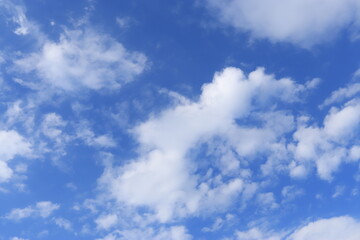 blue sky with clouds