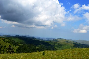 beautiful mountain landscape in summer