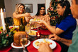 © kleberpicui - Brazilian Christmas. Family celebrating Christmas at home