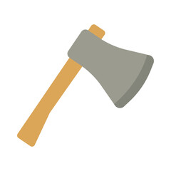 Sticker - ax tool flat style icon