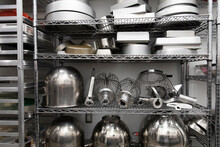 Catering Kitchen Baking Equipment Close Up