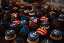 Navy, USA Themed Cupcakes
