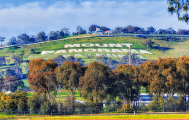 Wall Mural - Bathurst Mt Pan text tele