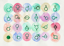 Collection Of Genders Symbols