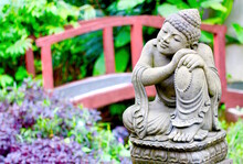 Buddha Statue In The Garden