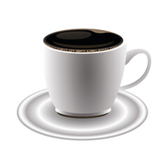 Poster - coffee ceramic cup drink icon