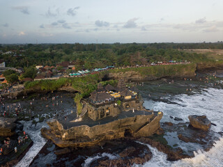 Wall Mural - Tanah Lot Temple in Bali Indonesia Drone view 