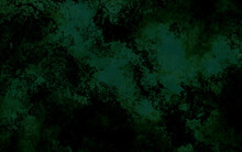 Grunge Green Black Grain Background, Distressed Vintage Textured, Framed Christmas Or St Patrick's Day Paper	