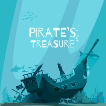 Sunken Pirate Vessel Background