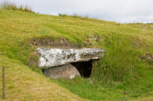 Fotografía Rillaton Barrow, an ancient Bronze Age round barrow, burial chamber, Minions, Cornwall, England, UK