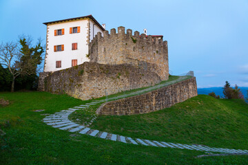 Prem castle, Prem village, Ilirska Bistrica, Green Karst, Slovenia, Europe