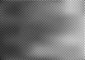 Grunge halftone dots vector texture background . Border Frame . 