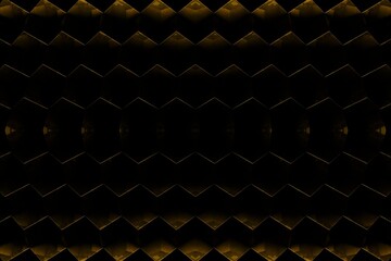 3D Background abstract minimalistic texture with many metal rows of volumetric cubes / pentahedrons lying in the white light. Animation. Mobile briquette wall