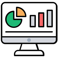 Canvas Print - 
Application programming interface integration flat icon 
