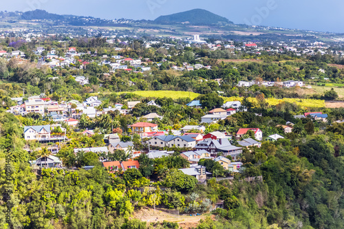 Fotomural Bras de Pontho et le Tampon, île de la Réunion
