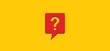© Red diamond - Question mark poster. Question Mark Abstract Design. Question mark web banner  brainstorm