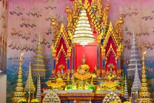 Luangpho Phra Sai, Sacred Buddha Sculpture At Wat Pho Chai In Nong Khai Province