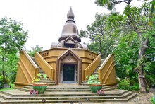 Buddhist Pagoda At Wat Pa Sutthawat In Sakon Nakhon