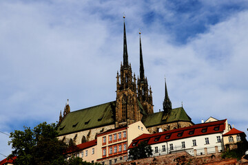 Gothical Church of St. James in Brno, Czech Republic