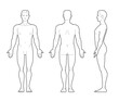 Male body outline