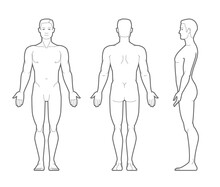 Male Body Outline