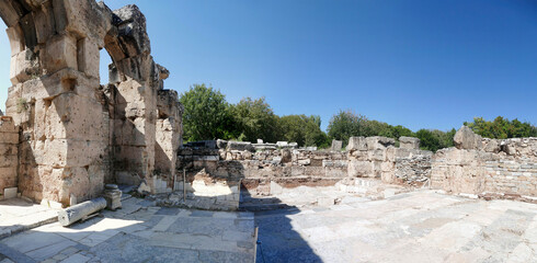 Wall Mural - Ruins of the Roman Hadrianic Baths