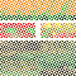 © Tharun - Abstract triangles in khaki green and new fall color scheme on an isolated white background