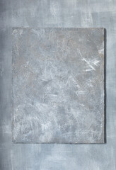 Wall Mural - grey stone wall concrete surface frame