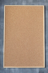 Wall Mural - cork board at concrete painted wall background