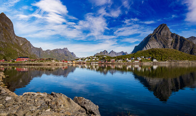 Wall Mural - Lofoten archipelago panorama